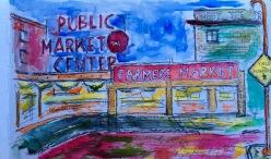 Pike's Place Market (watercolor)