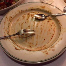 Empty Plate. Full Stomach.